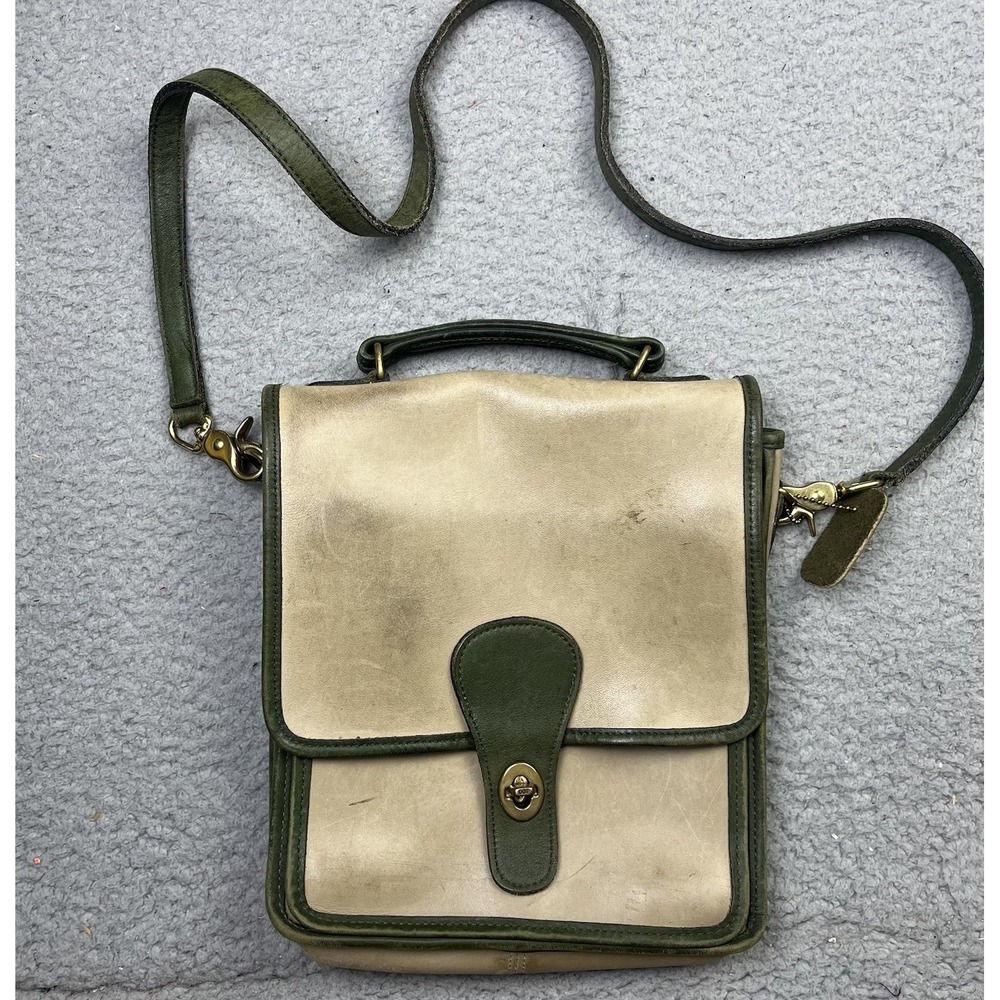Vintage Mitchell Luxury Purse Hand Bag Shoulder Strap Leather USA Made